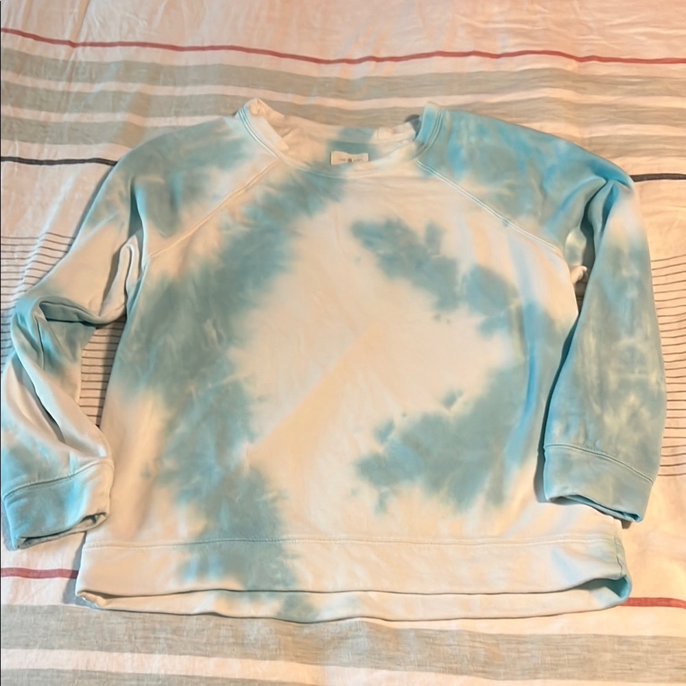 Blue Tie-Dye Sweatshirt